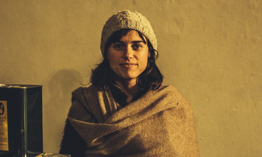 Michelle in primavera con lo scialle di lana: la storia dell
